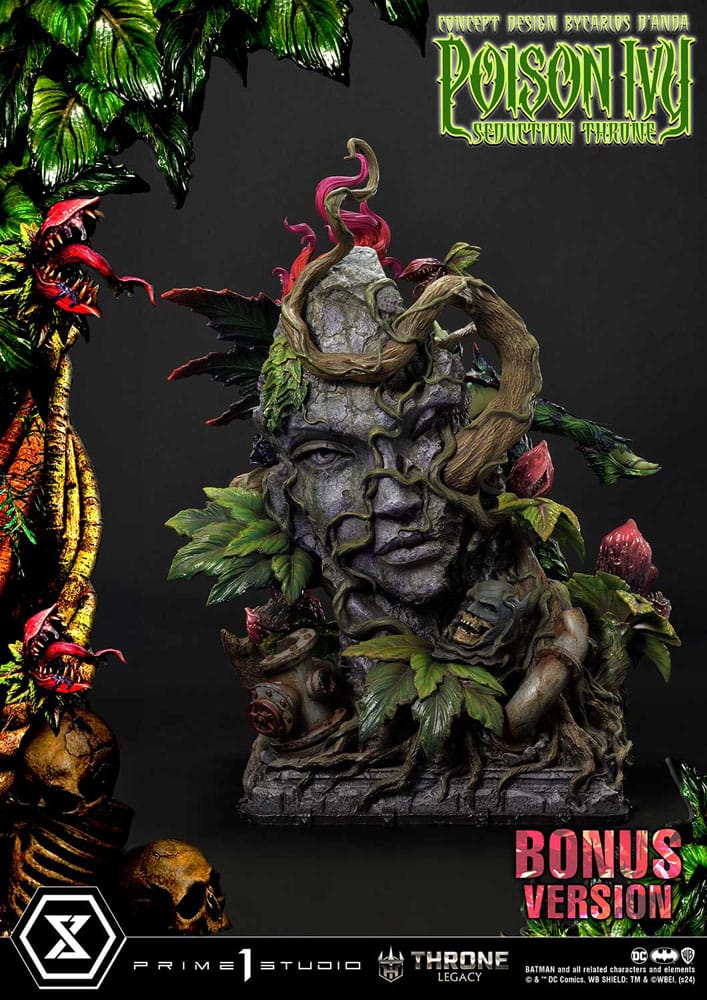 DC Comics Throne Legacy Collection Statue 1/4 Batman Poison Ivy Seduction Throne Deluxe Bonus Version 55 cm