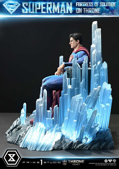 DC Comics Throne Legacy Collection Statue Statue 1/4 Superman Fortress of Solitude on Throne (Design by Gabriele Dell'Otto) 52 cm