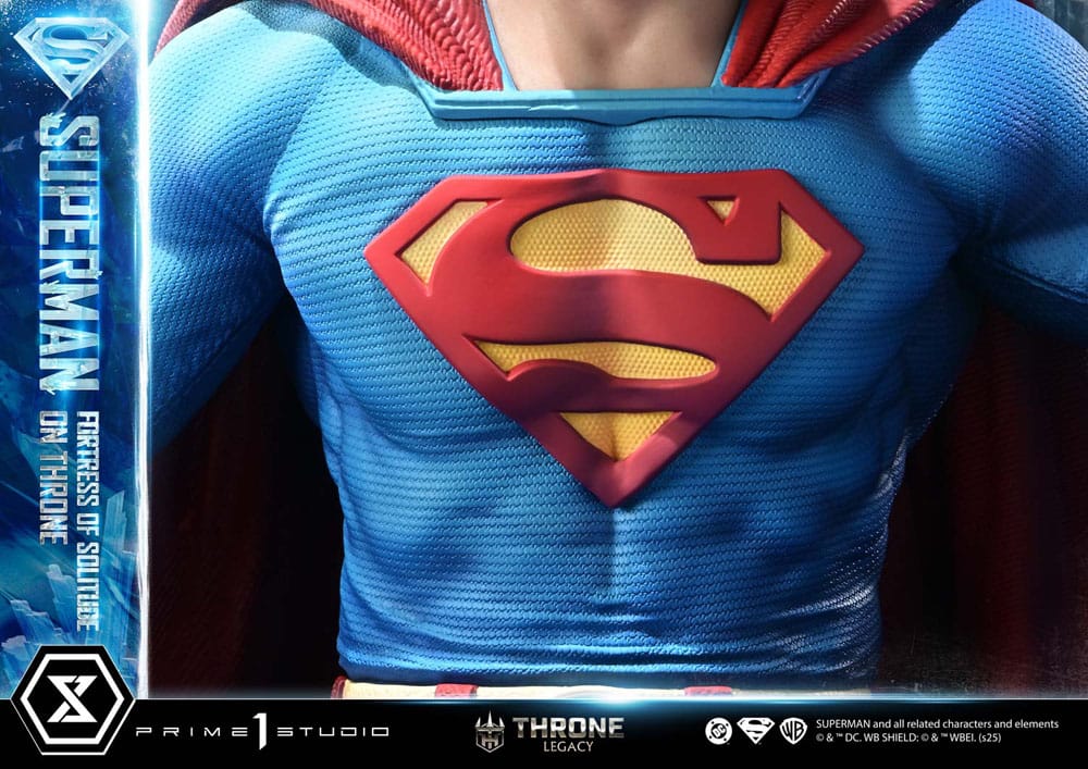 DC Comics Throne Legacy Collection Statue Statue 1/4 Superman Fortress of Solitude on Throne (Design by Gabriele Dell'Otto) 52 cm