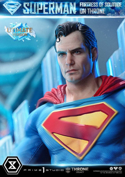 DC Comics Throne Legacy Collection Statue Statue 1/4 Superman Fortress of Solitude on Throne (Design by Gabriele Dell'Otto) Ultimate Version 52 cm