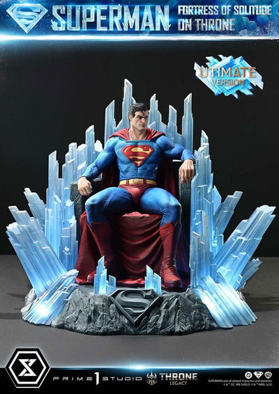 DC Comics Throne Legacy Collection Statue 1/4 Superman Fortress of Solitude on Throne (Design by Gabriele Dell'Otto) Ultimate Bonus Version