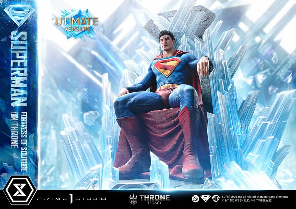 DC Comics Throne Legacy Collection Statue Statue 1/4 Superman Fortress of Solitude on Throne (Design by Gabriele Dell'Otto) Ultimate Bonus Version