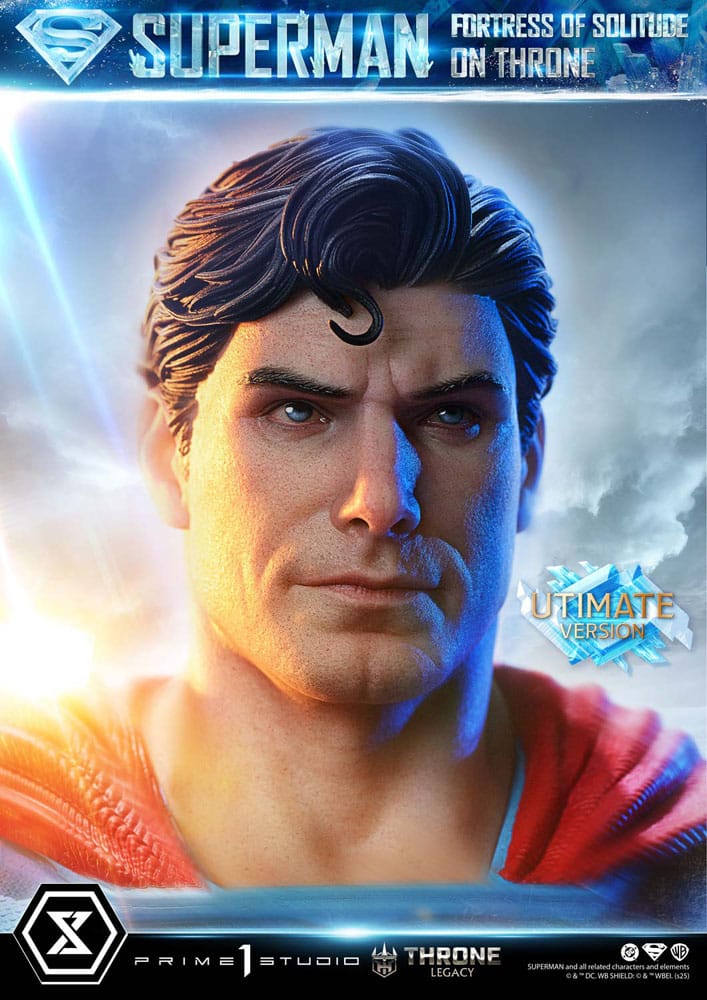 DC Comics Throne Legacy Collection Statue 1/4 Superman Fortress of Solitude on Throne (Design by Gabriele Dell'Otto) Ultimate Bonus Version