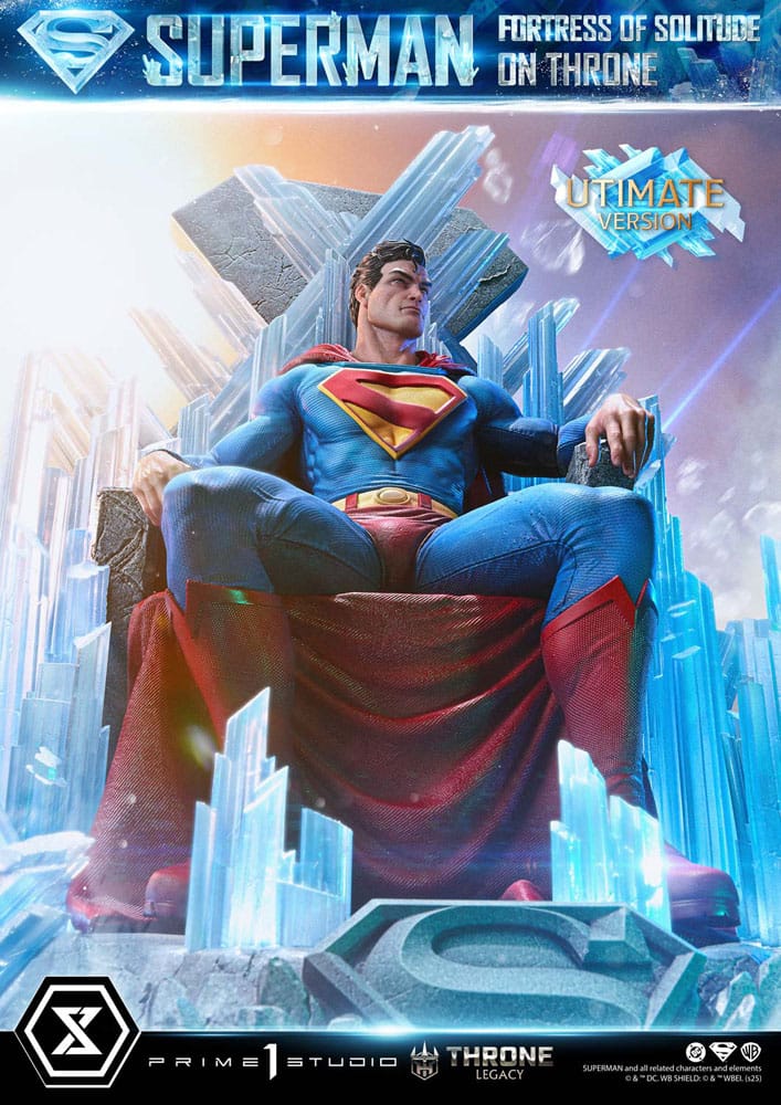 DC Comics Throne Legacy Collection Statue 1/4 Superman Fortress of Solitude on Throne (Design by Gabriele Dell'Otto) Ultimate Bonus Version