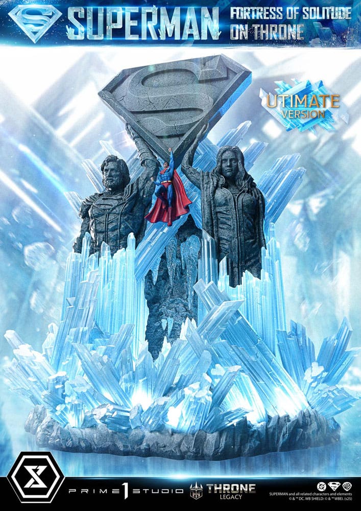 DC Comics Throne Legacy Collection Statue 1/4 Superman Fortress of Solitude on Throne (Design by Gabriele Dell'Otto) Ultimate Bonus Version