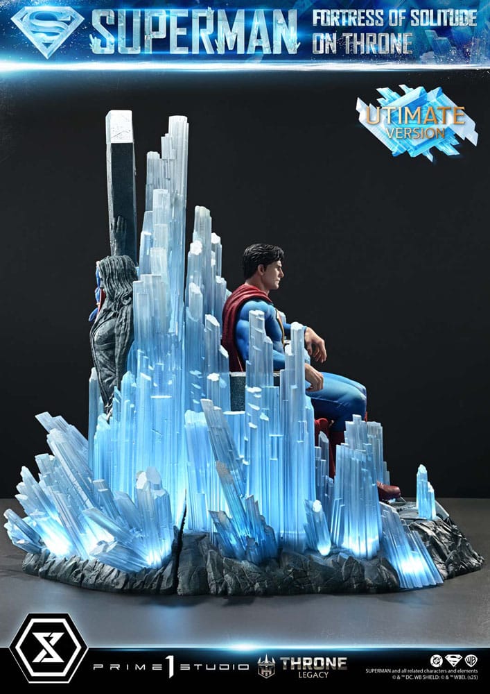 DC Comics Throne Legacy Collection Statue 1/4 Superman Fortress of Solitude on Throne (Design by Gabriele Dell'Otto) Ultimate Bonus Version