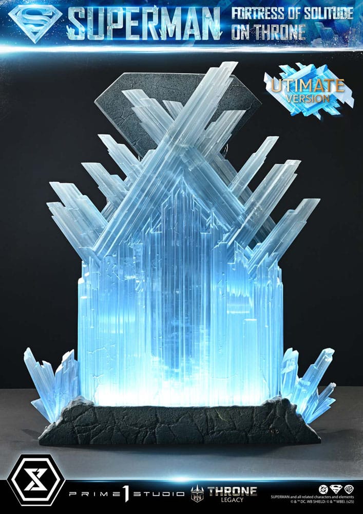 DC Comics Throne Legacy Collection Statue 1/4 Superman Fortress of Solitude on Throne (Design by Gabriele Dell'Otto) Ultimate Bonus Version