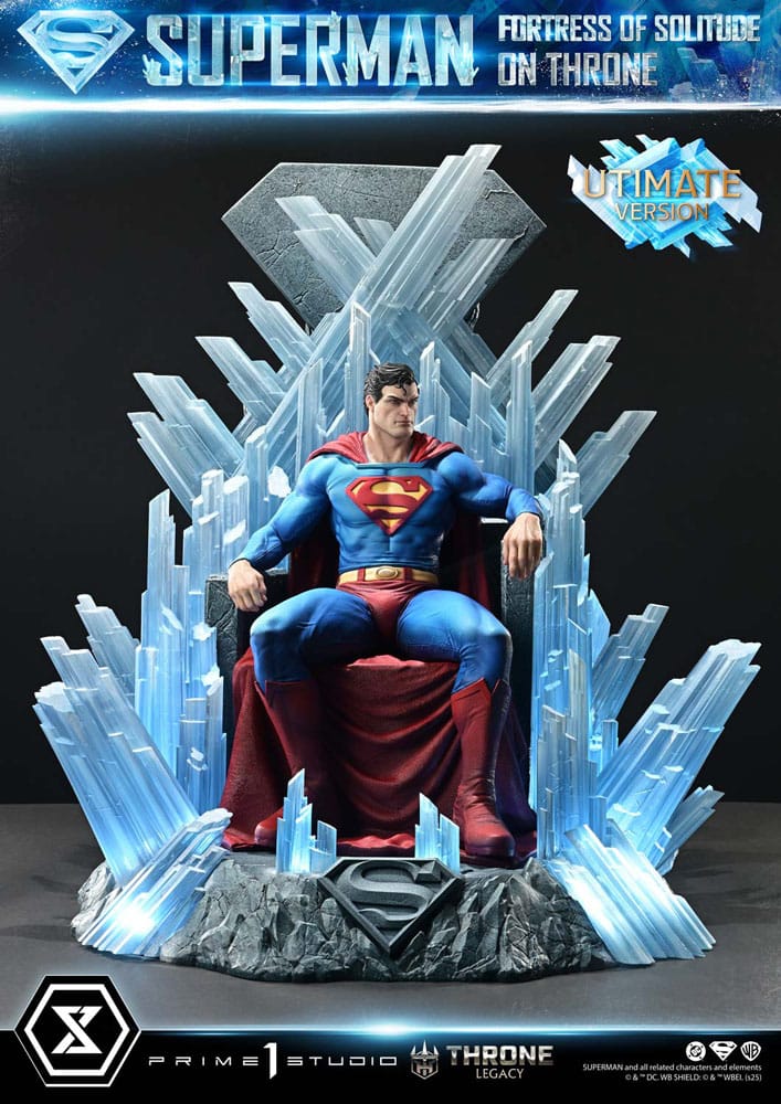 DC Comics Throne Legacy Collection Statue 1/4 Superman Fortress of Solitude on Throne (Design by Gabriele Dell'Otto) Ultimate Bonus Version