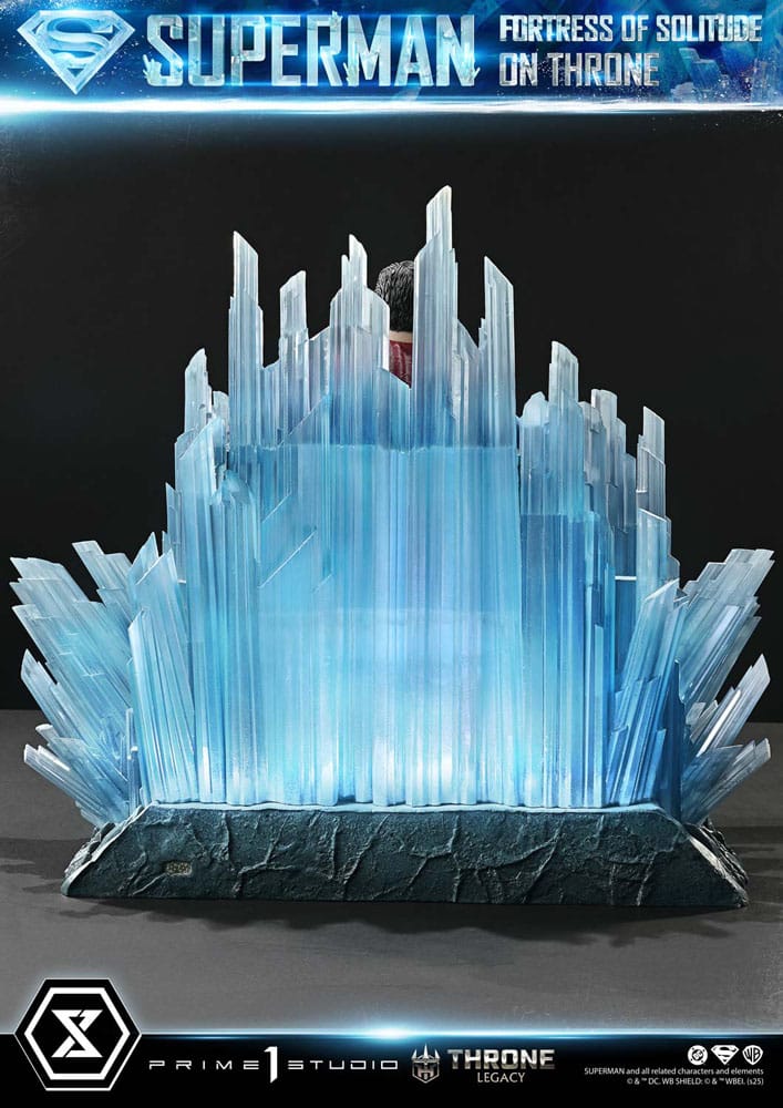 DC Comics Throne Legacy Collection Statue 1/4 Superman Fortress of Solitude on Throne (Design by Gabriele Dell'Otto) Ultimate Bonus Version