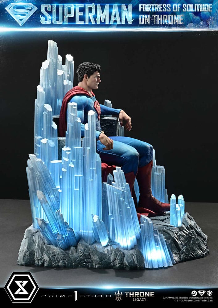 DC Comics Throne Legacy Collection Statue 1/4 Superman Fortress of Solitude on Throne (Design by Gabriele Dell'Otto) Ultimate Bonus Version