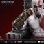 Throne Legacy God of War Series Statue 1/3 Ragnarok Young Thyself Kratos 91 cm