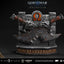 Throne Legacy God of War Series Statue 1/3 Ragnarok Young Thyself Kratos Bonus Version 91 cm