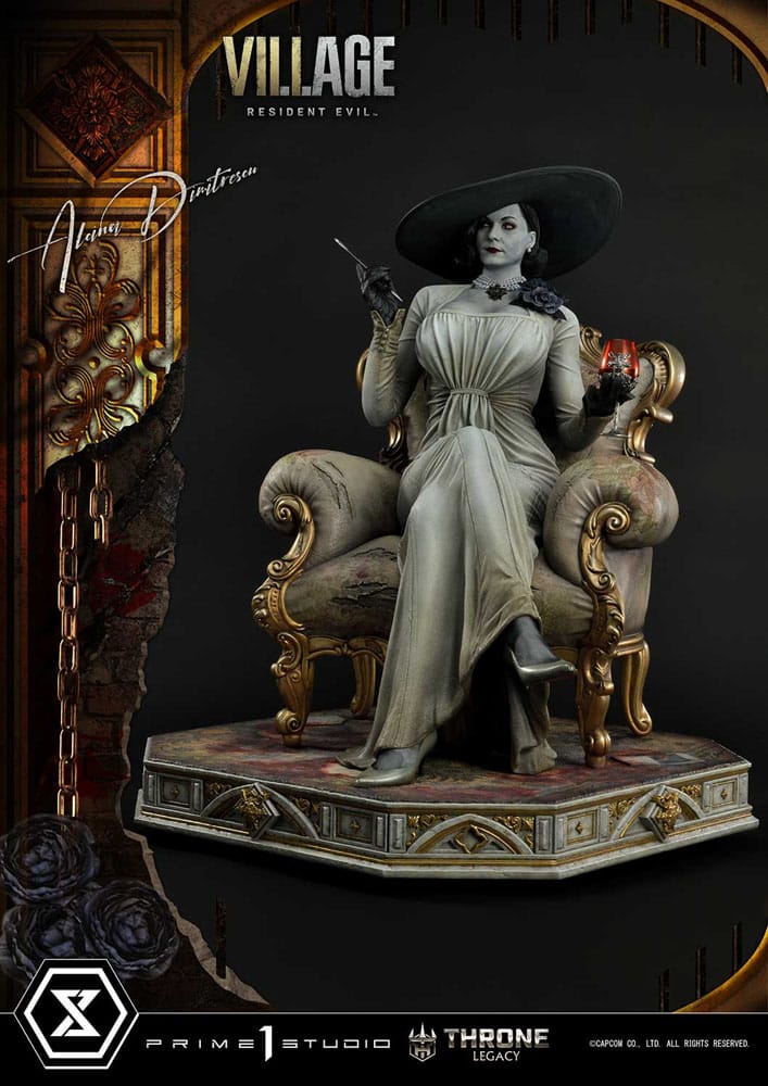 Resident Evil Village Throne Legacy Collection Statue 1/4 Alcina Dimitrescu 66 cm