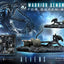 Aliens (Film) Ultimate Diorama Masterline Statue Warrior Xenomorph for Queen Alien 23 cm