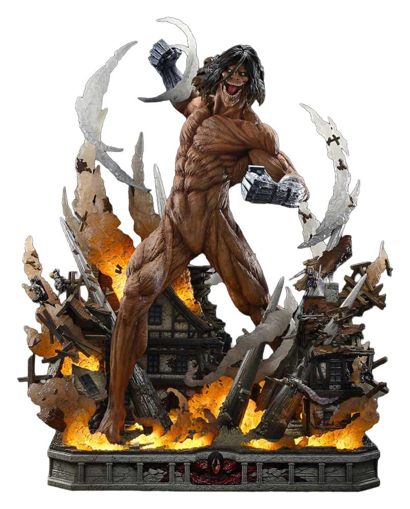 Attack on Titan (TV animation) Ultimate Diorama Masterline Statue Eren Yeager Attack Titan 81 cm