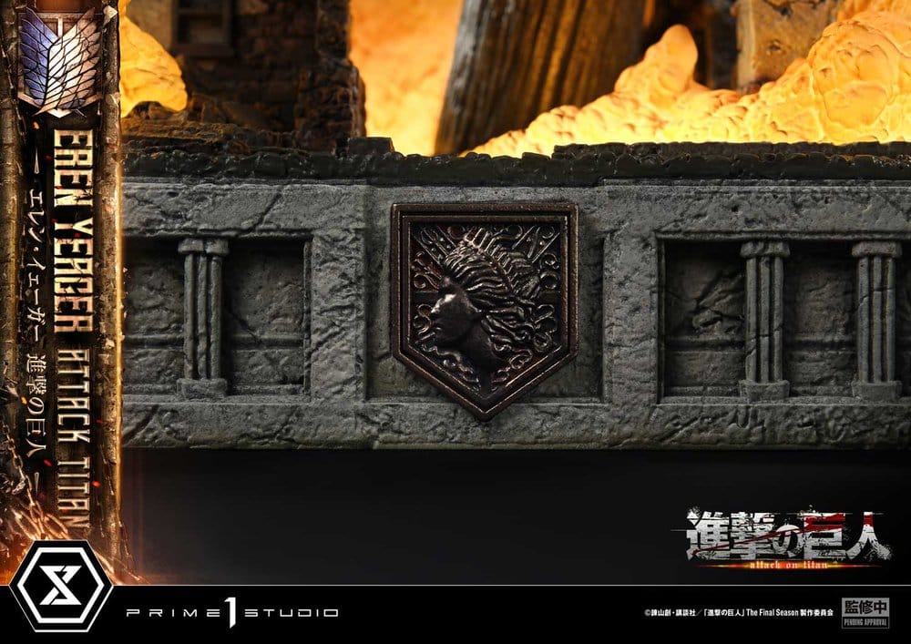 Attack on Titan (TV animation) Ultimate Diorama Masterline Statue Eren Yeager Attack Titan 81 cm