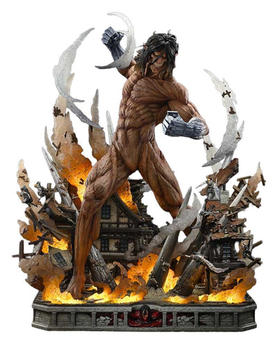 Attack on Titan (TV animation) Ultimate Diorama Masterline Statue Eren Yeager Attack Titan Bonus Version 81 cm