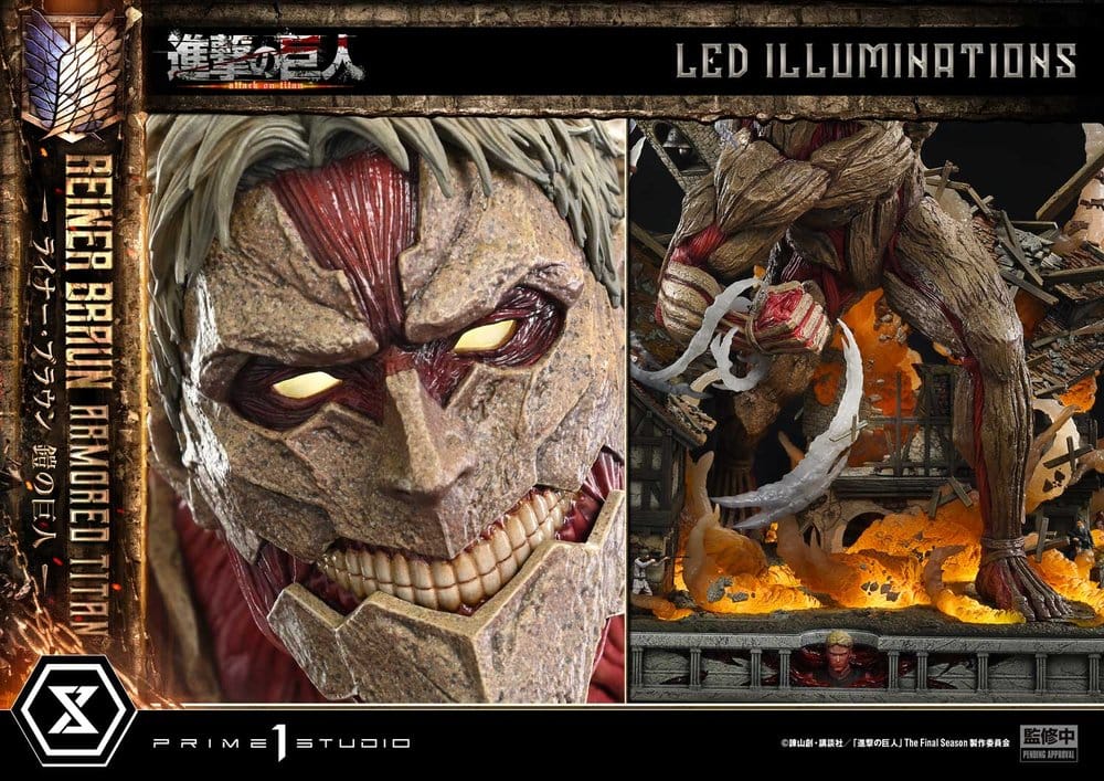 Attack on Titan (TV animation) Ultimate Diorama Masterline Statue Reiner Braun Armored Titan 75 cm