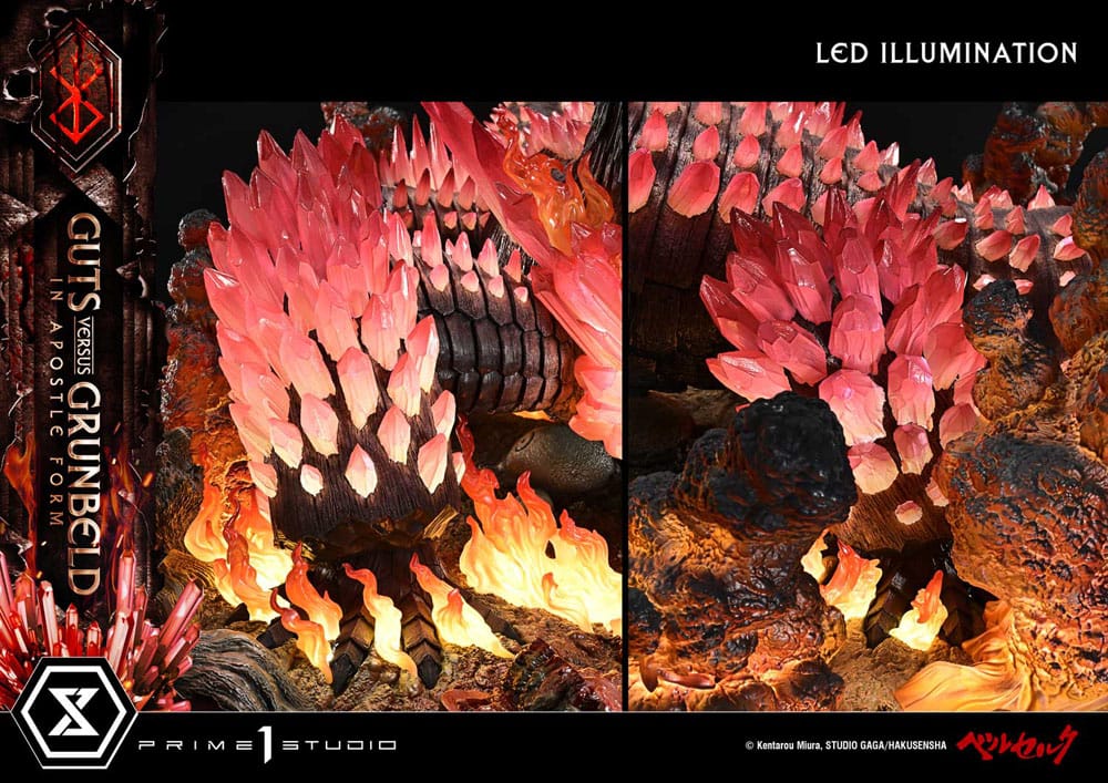 Berserk Ultimate Diorama Masterline Series Statue Berserk Guts vs. Grunbeld in Apostle Form  58 cm