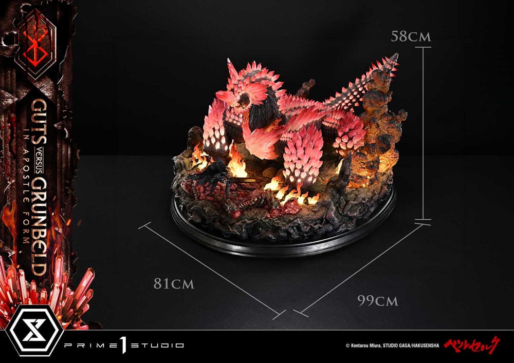 Berserk Ultimate Diorama Masterline Series Statue Berserk Guts vs. Grunbeld in Apostle Form  58 cm