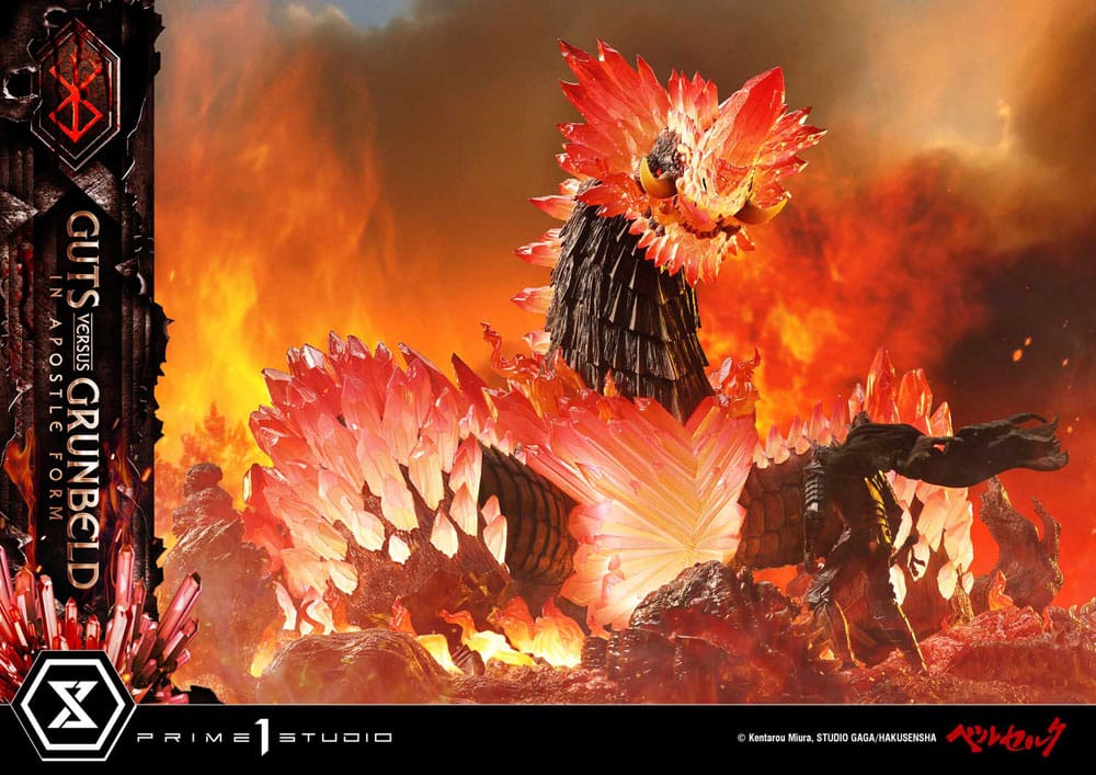 Berserk Ultimate Diorama Masterline Series Statue Berserk Guts vs. Grunbeld in Apostle Form 58 cm