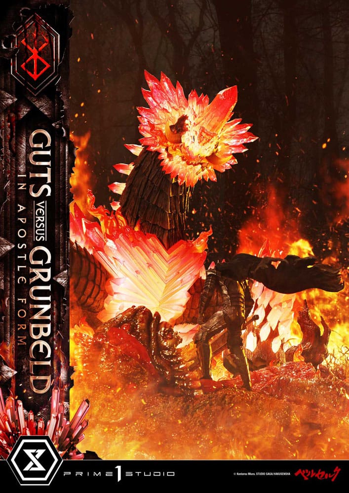 Berserk Ultimate Diorama Masterline Series Statue Berserk Guts vs. Grunbeld in Apostle Form 58 cm