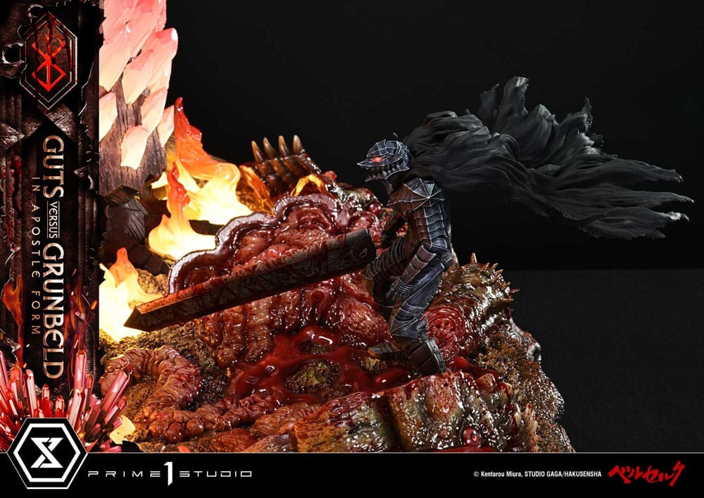 Berserk Ultimate Diorama Masterline Series Statue Berserk Guts vs. Grunbeld in Apostle Form 58 cm