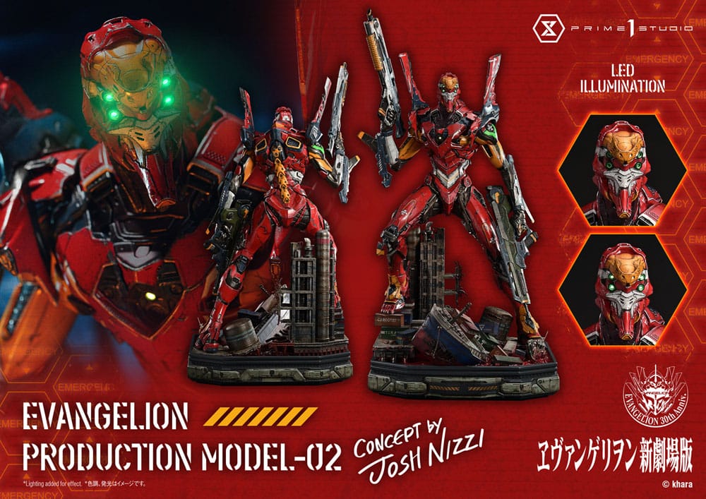 Rebuild of Evangelion Ultimate Diorama Masterline Series Statue Evangelion Production Model-02 (Concept By Josh Nizzi) 73 cm