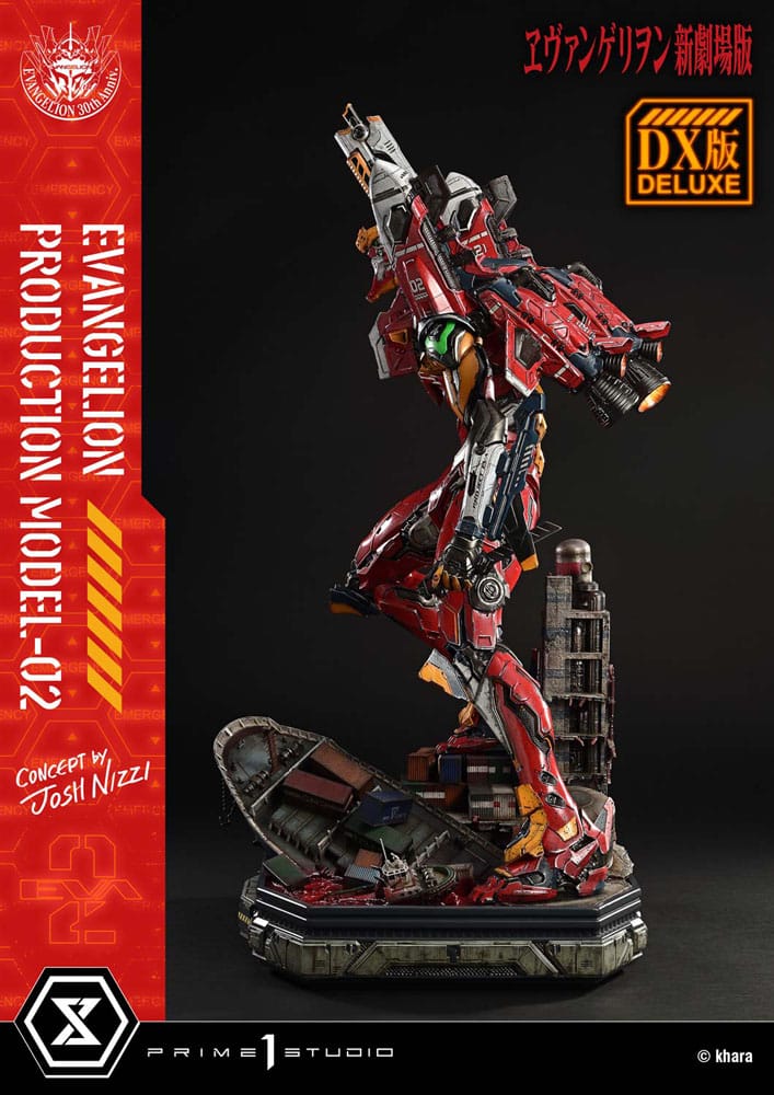 Rebuild of Evangelion Ultimate Diorama Masterline Series Statue Evangelion Production Model-02 (Concept By Josh Nizzi) Deluxe Version 73 cm