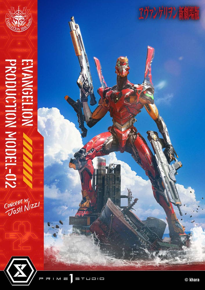 Rebuild of Evangelion Ultimate Diorama Masterline Series Statue Evangelion Production Model-02 (Concept By Josh Nizzi) Deluxe Version 73 cm