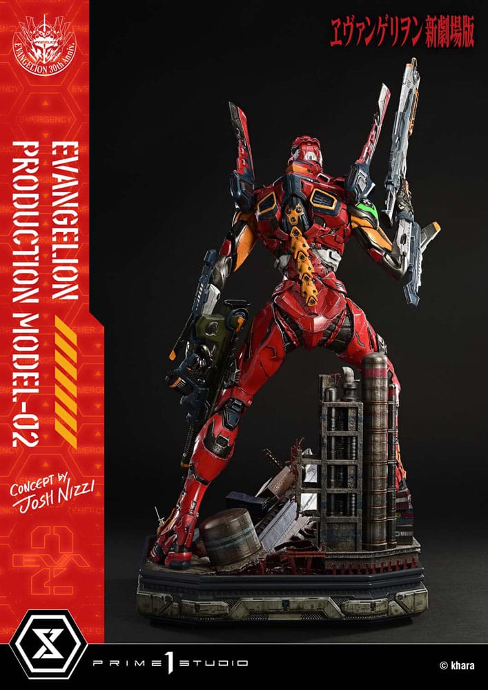 Rebuild of Evangelion Ultimate Diorama Masterline Series Statue Evangelion Production Model-02 (Concept By Josh Nizzi) Deluxe Version 73 cm