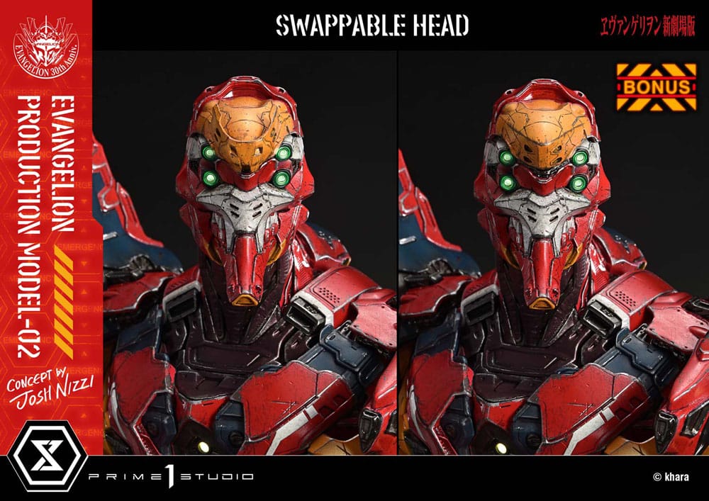 Rebuild of Evangelion Ultimate Diorama Masterline Series Statue Evangelion Production Model-02 (Concept By Josh Nizzi) Deluxe Bonus Version 73 cm