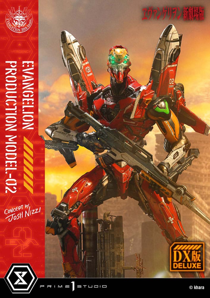 Rebuild of Evangelion Ultimate Diorama Masterline Series Statue Evangelion Production Model-02 (Concept By Josh Nizzi) Deluxe Bonus Version 73 cm
