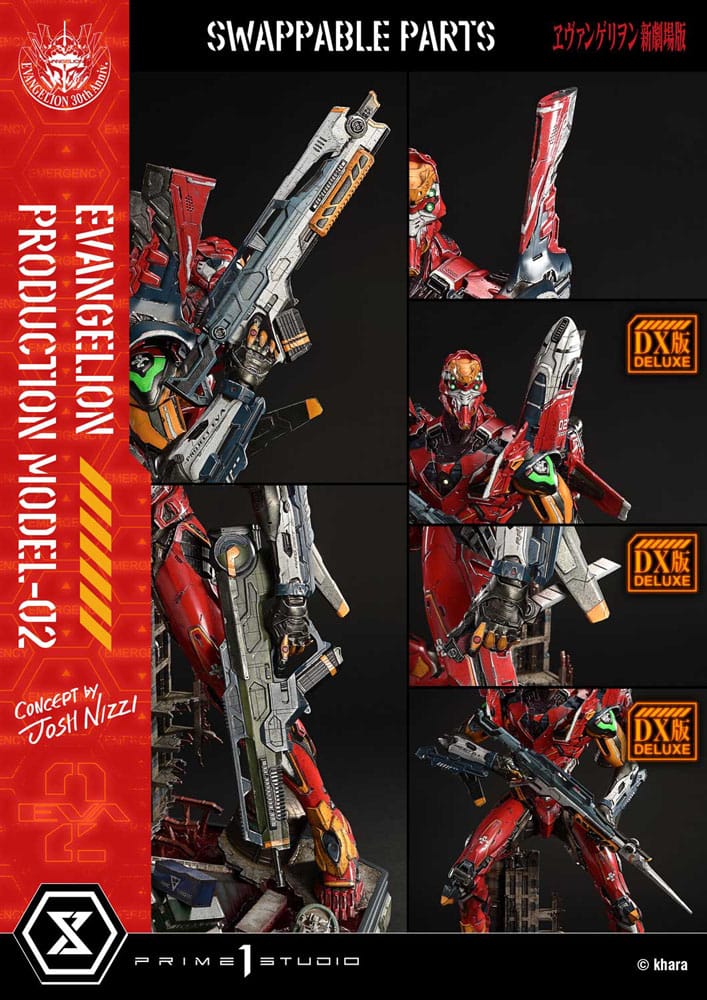 Rebuild of Evangelion Ultimate Diorama Masterline Series Statue Evangelion Production Model-02 (Concept By Josh Nizzi) Deluxe Bonus Version 73 cm