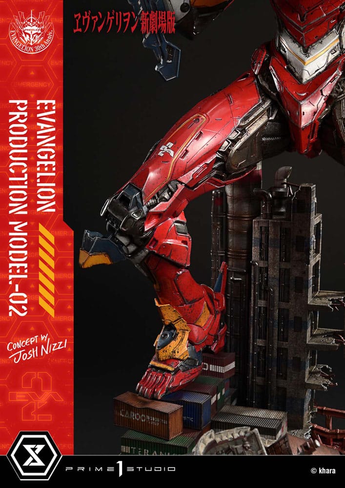 Rebuild of Evangelion Ultimate Diorama Masterline Series Statue Evangelion Production Model-02 (Concept By Josh Nizzi) Deluxe Bonus Version 73 cm
