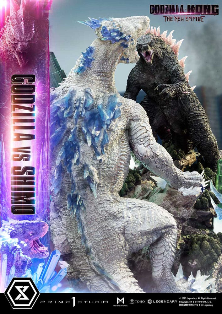 Godzilla x Kong: The New Empire Ultimate Diorama Masterline Series Statue Godzilla vs Shimo Bonus Version 86 cm