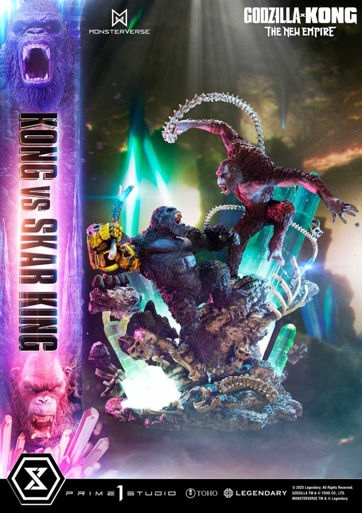 Godzilla x Kong: The New Empire Ultimate Diorama Masterline Series Statue Kong vs Skar King 104 cm