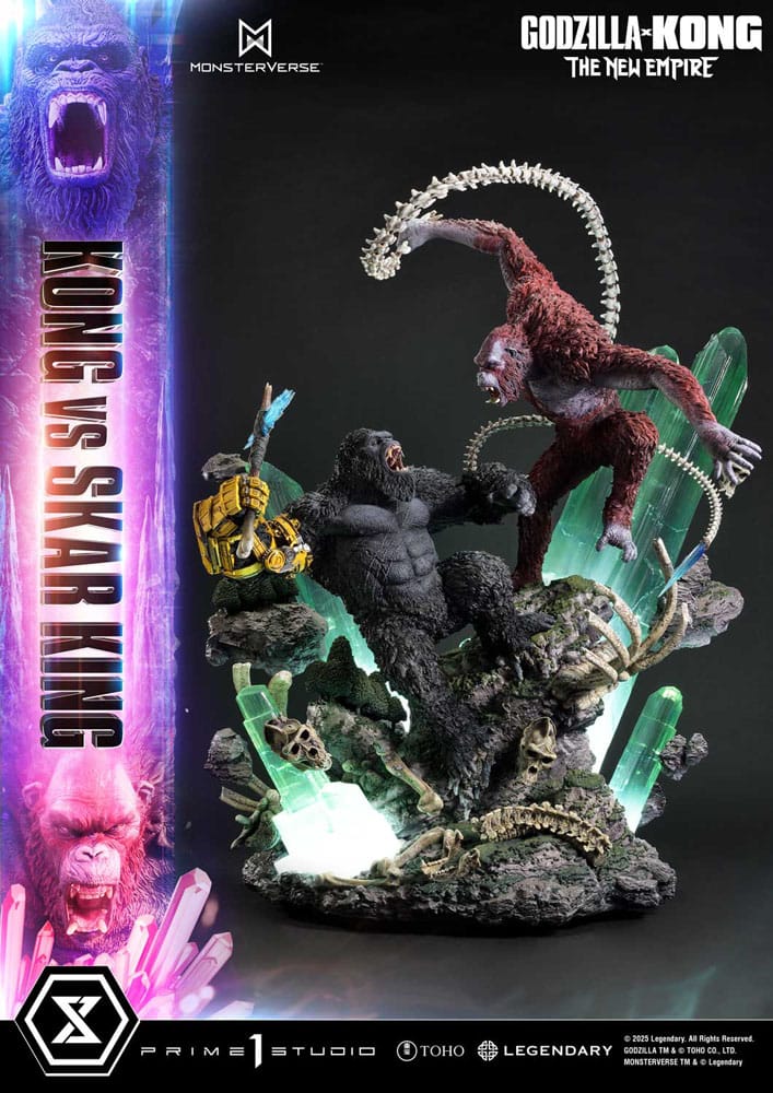 Godzilla x Kong: The New Empire Ultimate Diorama Masterline Series Statue Kong vs Skar King 104 cm