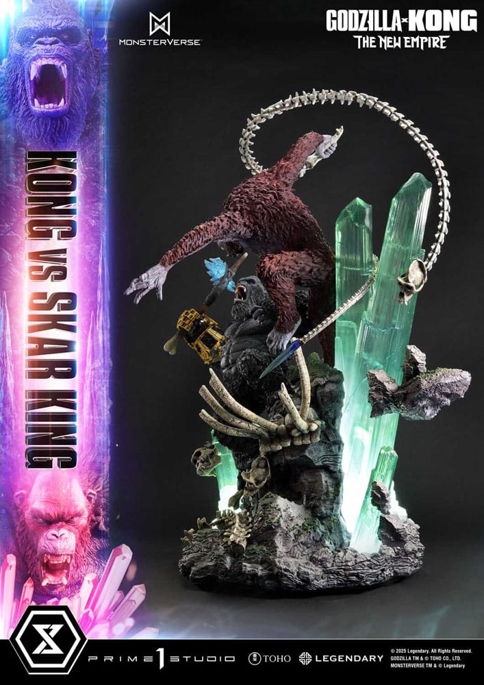 Godzilla x Kong: The New Empire Ultimate Diorama Masterline Series Statue Kong vs Skar King 104 cm