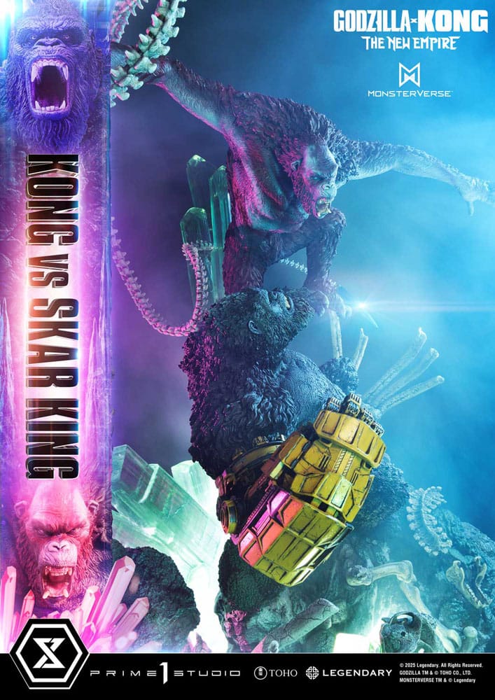 Godzilla x Kong: The New Empire Ultimate Diorama Masterline Series Statue Kong vs Skar King 104 cm