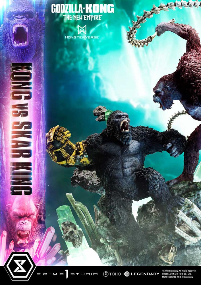 Godzilla x Kong: The New Empire Ultimate Diorama Masterline Series Statue Kong vs Skar King 104 cm