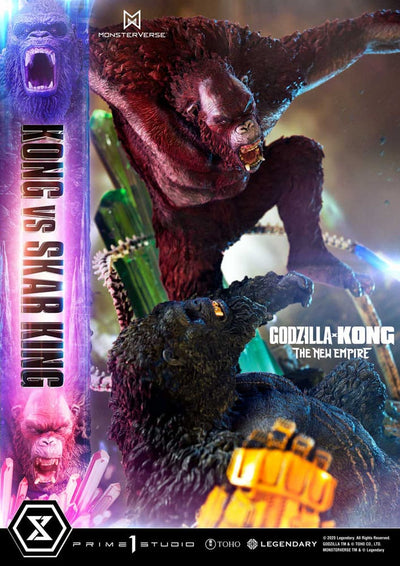 Godzilla x Kong: The New Empire Ultimate Diorama Masterline Series Statue Kong vs Skar King 104 cm