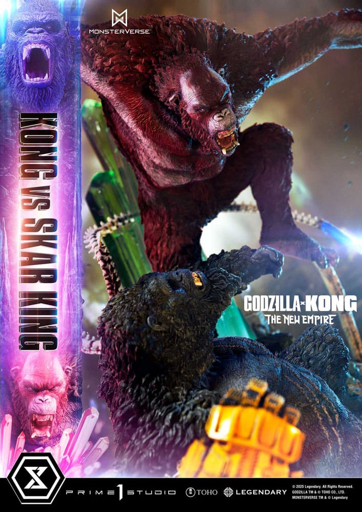 Godzilla x Kong: The New Empire Ultimate Diorama Masterline Series Statue Kong vs Skar King 104 cm