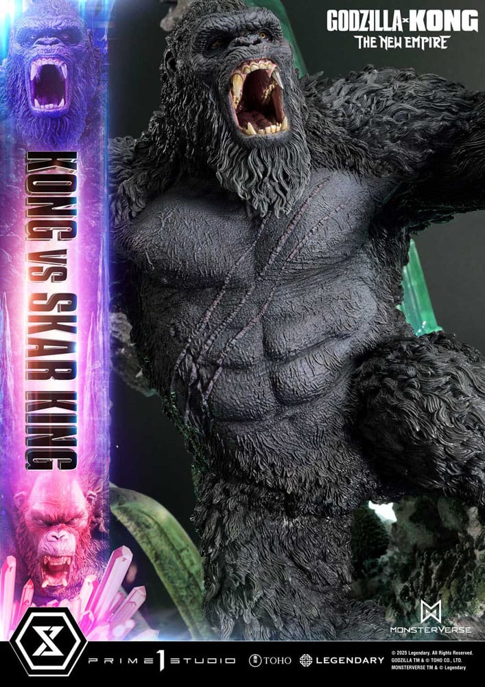 Godzilla x Kong: The New Empire Ultimate Diorama Masterline Series Statue Kong vs Skar King 104 cm