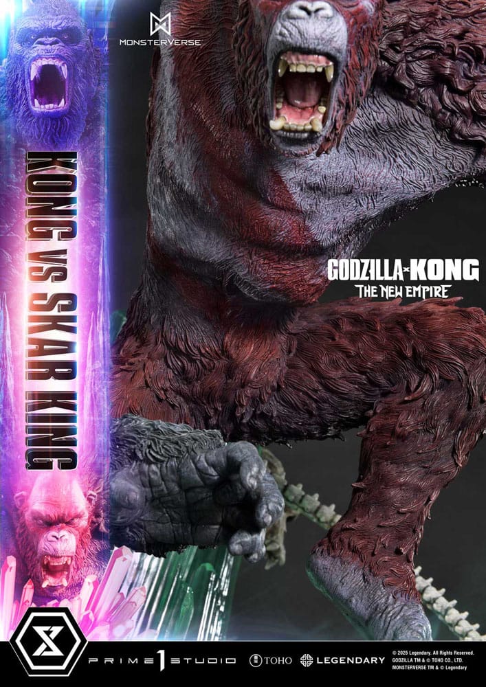 Godzilla x Kong: The New Empire Ultimate Diorama Masterline Series Statue Kong vs Skar King 104 cm