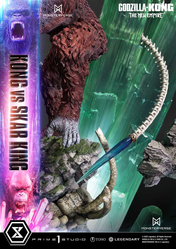 Godzilla x Kong: The New Empire Ultimate Diorama Masterline Series Statue Kong vs Skar King 104 cm