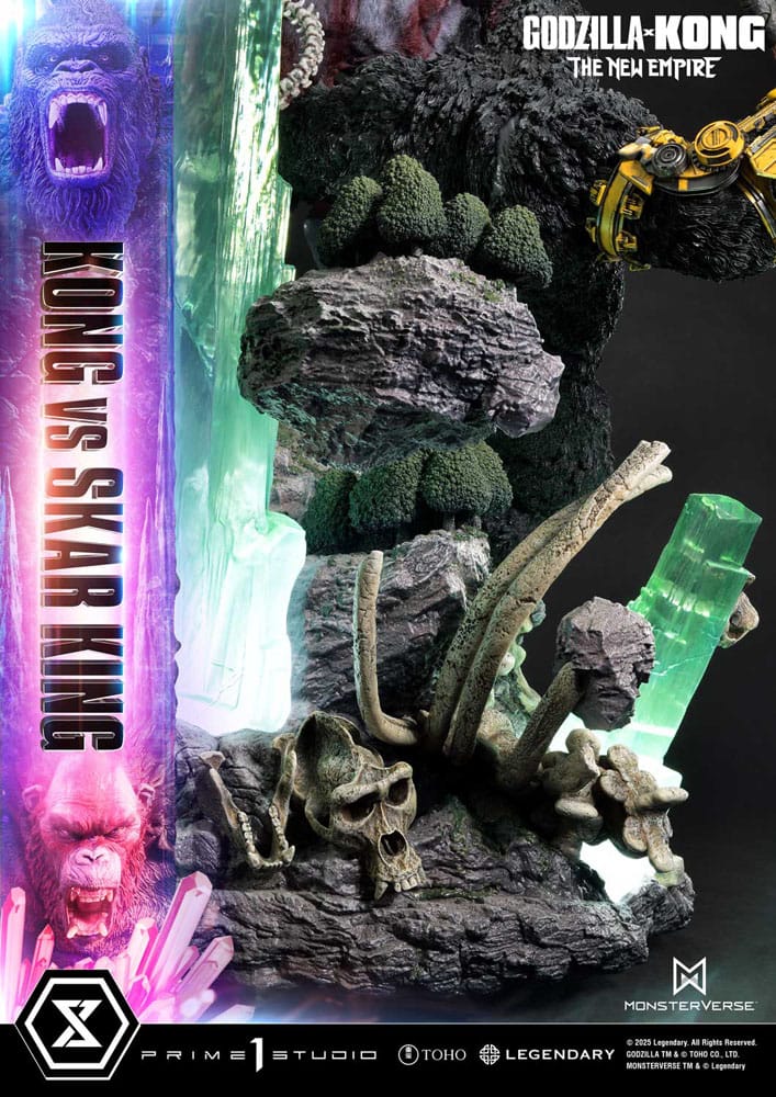 Godzilla x Kong: The New Empire Ultimate Diorama Masterline Series Statue Kong vs Skar King 104 cm