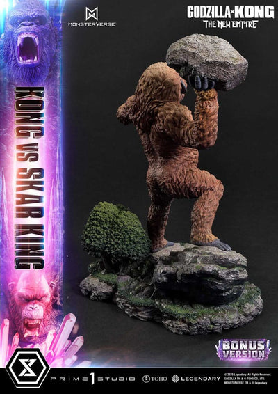 Godzilla x Kong: The New Empire Ultimate Diorama Masterline Series Statue Kong vs Skar King Bonus Version 104 cm