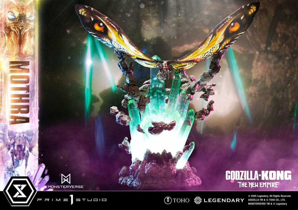 Godzilla x Kong: The New Empire Ultimate Diorama Masterline Series Statue Mothra Bonus Version 113 cm