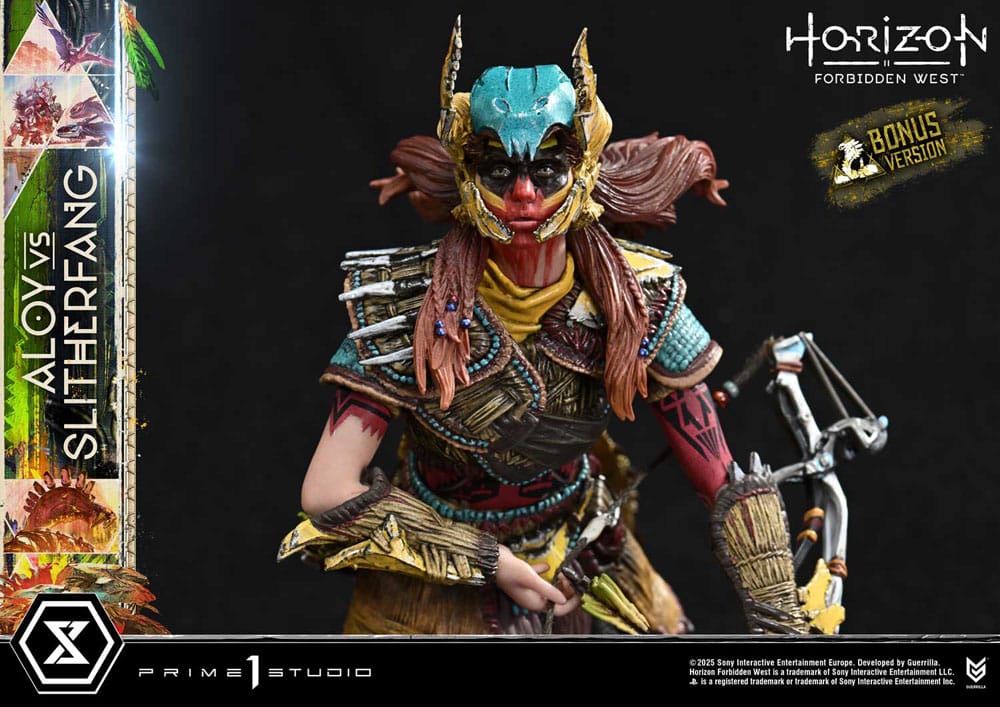 Horizon Forbidden West Ultimate Diorama Masterline Series Statue Aloy vs. The Slitherfang Bonus Version 82 cm